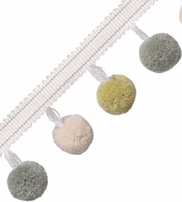 Cirque Pom Pom Fringe Trimming by Samuel & Sons Meadow