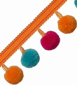 Cirque Pom Pom Fringe Trimming by Samuel & Sons Fiesta