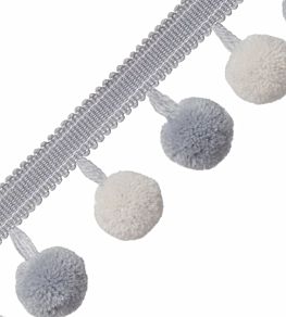Cirque Pom Pom Fringe Trimming by Samuel & Sons Celestial