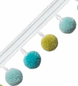 Cirque Pom Pom Fringe Trimming by Samuel & Sons Dragon Fly