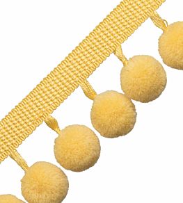 Dolce Pom Pom Fringe Trimming by Samuel & Sons Banana Split