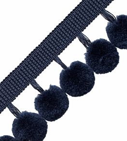 Dolce Pom Pom Fringe Trimming by Samuel & Sons Blueberry Pie
