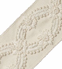 Elise Embroidered Border Trimming by Samuel & Sons Alabaster