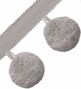 Jumbo Pom Pom Fringe Trimming by Samuel & Sons Vapor