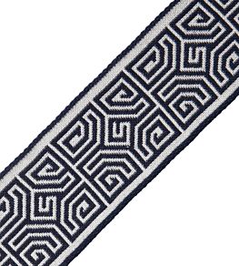 Aztec Border Trimming by Samuel & Sons Midnight