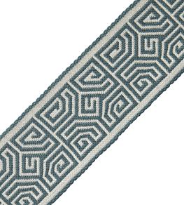 Aztec Border Trimming by Samuel & Sons Azul