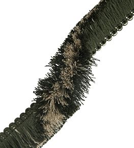 Inca Brush Fringe Trimming by Samuel & Sons Verde