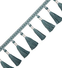 Inca Tassel Fringe Trimming by Samuel & Sons Azul