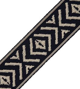 Mayan Border Trimming by Samuel & Sons Midnight