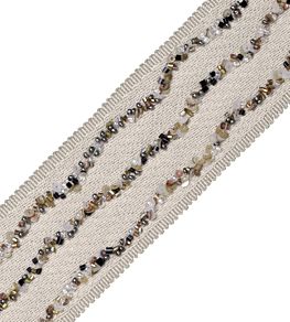 Galaxy Beaded Border Trimming by Samuel & Sons Topaz