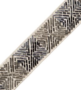 Helix Beaded Border Trimming by Samuel & Sons Obsidian