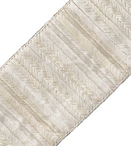 Moonlight Embroidered Border Trimming by Samuel & Sons Crystal