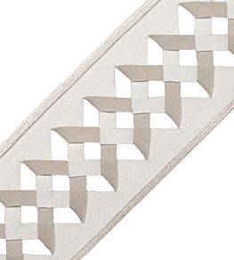 Vela Laser Cut Border Trimming by Samuel & Sons Crystal