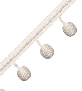 Somerset Bead Fringe Trimming by Samuel & Sons Oyster