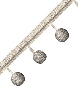 Somerset Bead Fringe Trimming by Samuel & Sons Slate