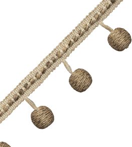 Somerset Bead Fringe Trimming by Samuel & Sons Olive