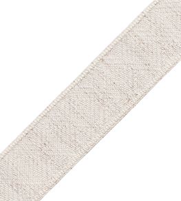 Somerset Geometric Border Trimming by Samuel & Sons Flax