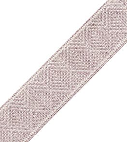 Somerset Geometric Border Trimming by Samuel & Sons Heather Grey