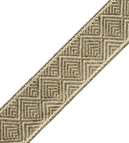 Somerset Geometric Border Trimming by Samuel & Sons Olive