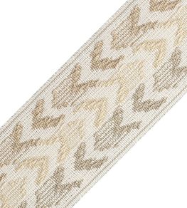 Somerset Ikat Border Trimming by Samuel & Sons Flax