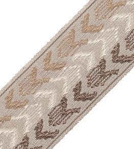 Somerset Ikat Border Trimming by Samuel & Sons Driftwood