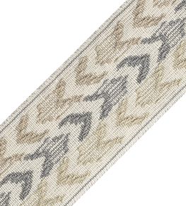 Somerset Ikat Border Trimming by Samuel & Sons Slate