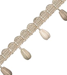 Tiverton Bead Fringe Trimming by Samuel & Sons Ash