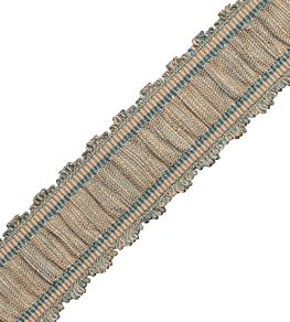 Tiverton Pleated Border Trimming by Samuel & Sons Patina