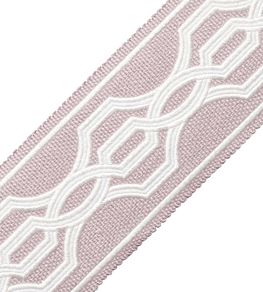 Veranda Linen Applique Border Trimming by Samuel & Sons Wisteria