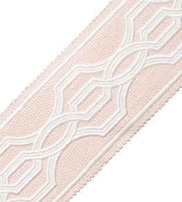 Veranda Linen Applique Border Trimming by Samuel & Sons Petal