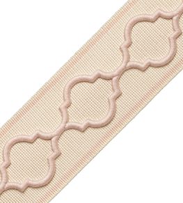 Corinne Embroidered Border Trimming by Samuel & Sons Petal