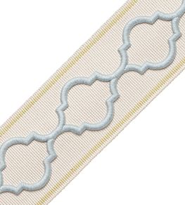 Corinne Embroidered Border Trimming by Samuel & Sons Meadow