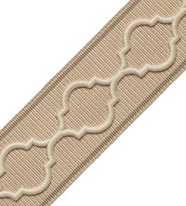 Corinne Embroidered Border Trimming by Samuel & Sons Linen
