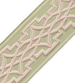 Mireille Embroidered Border Trimming by Samuel & Sons Blossom