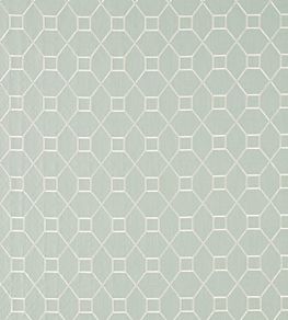 Baroque Trellis Fabric by Sanderson Wedgwood / Chalk