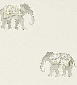 India Wallpaper by Sanderson Silver / Ivory