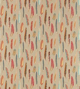 Lismore Fabric by Sanderson Teal / Russet