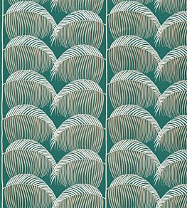 Manila Embroidery Fabric by Sanderson Eucalyptus