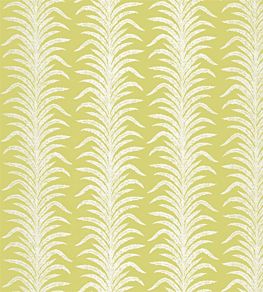 Tree Fern Weave Fabric by Sanderson Lime