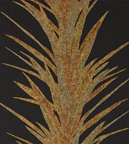 Yucca Wallpaper by Sanderson Charcoal/Gold
