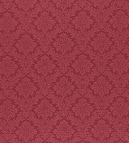Lymington Damask Fabric by Sanderson Raspberry