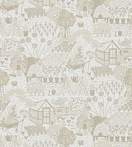 The Allotment Wallpaper by Sanderson Linen