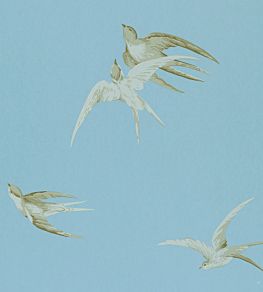 Swallows Wallpaper by Sanderson Wedgwood
