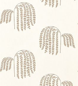 Bay Willow Wallpaper by Sanderson Ivory/Gold