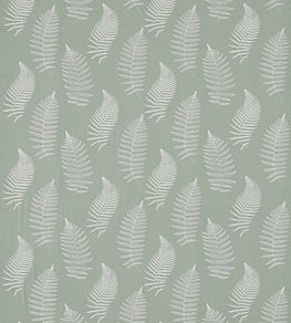 Fern Embroidery Fabric by Sanderson Mist