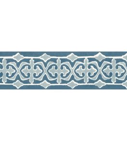 Santa Clara Tile Border Wallpaper by DADO Blue