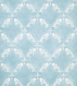 Santorini Wallpaper by Thibaut Light Blue