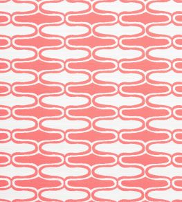 Saraband Fabric by Thibaut Coral