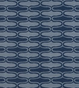 Saraband Fabric by Thibaut Marine