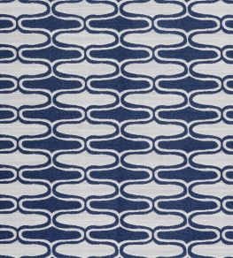 Saraband Fabric by Thibaut Navy